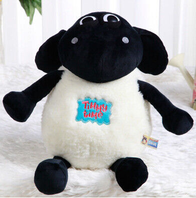Плюш овец Shaun шаржа животный мягкий Toys горячая заполненная черная белизна