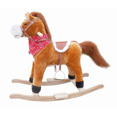 Лошадь милых детей тряся Toys ядровым Moving большой рта водить кабелем светлый