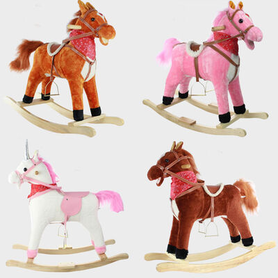 Лошадь милых детей тряся Toys ядровым Moving большой рта водить кабелем светлый
