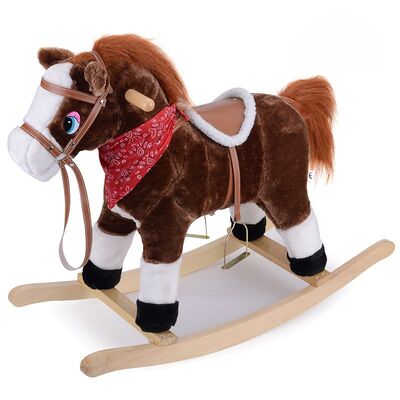 Лошадь милых детей тряся Toys ядровым Moving большой рта водить кабелем светлый
