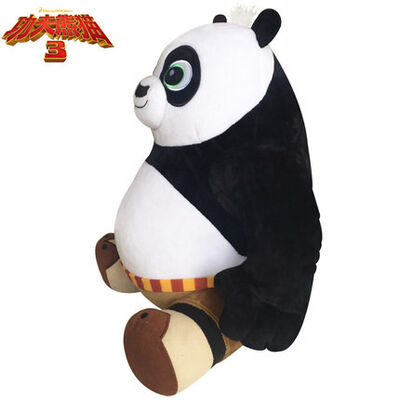 Новым игрушки плюша Po панды представления усаживания панды 3 Kungfu заполненные шаржем