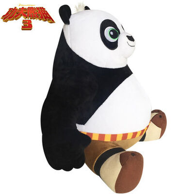Новым игрушки плюша Po панды представления усаживания панды 3 Kungfu заполненные шаржем