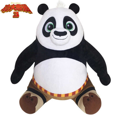 Новым игрушки плюша Po панды представления усаживания панды 3 Kungfu заполненные шаржем