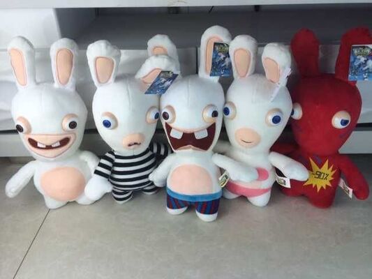 Симпатичное Rayman бредя плюш шаржа Rabbids Toys белая милая таможня