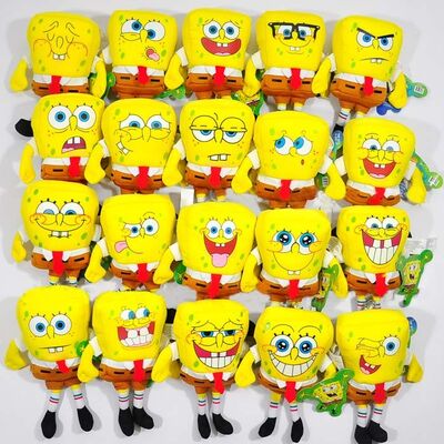 Фасонируйте шаржу тип SpongeBob 20 различным игрушки выражения заполненные плюшем