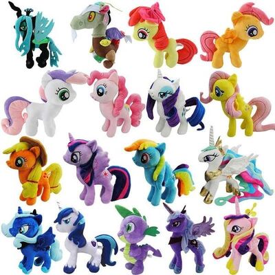 плюш 8 дюймов милый и симпатичный шаржа Toys мои маленькие игрушки плюша собрания семьи пониа