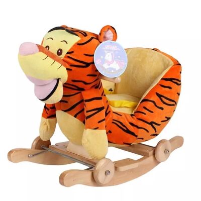 Милый младенец Брайна милый Toys стул младенца плюша тигра тряся животный
