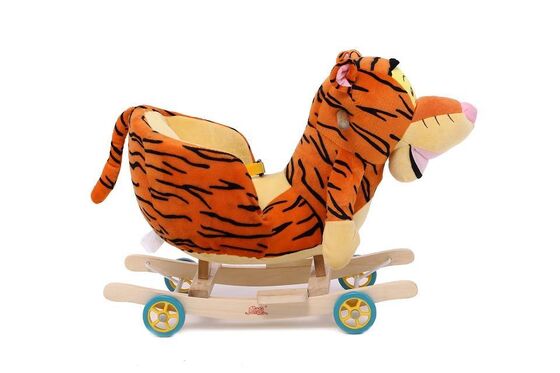 Милый младенец Брайна милый Toys стул младенца плюша тигра тряся животный