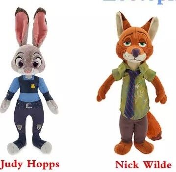 Брайн и зеленый материал заполненных животных игрушек плюша Zootopia Дисней мягкий