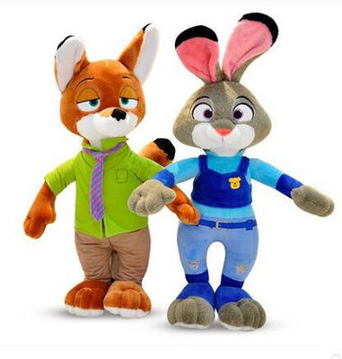 Брайн и зеленый материал заполненных животных игрушек плюша Zootopia Дисней мягкий