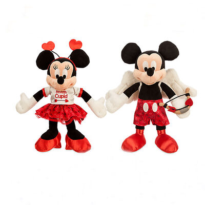 Красный плюш Дисней мыши Mickey дней Валентайн Toys таможня 9 дюймов