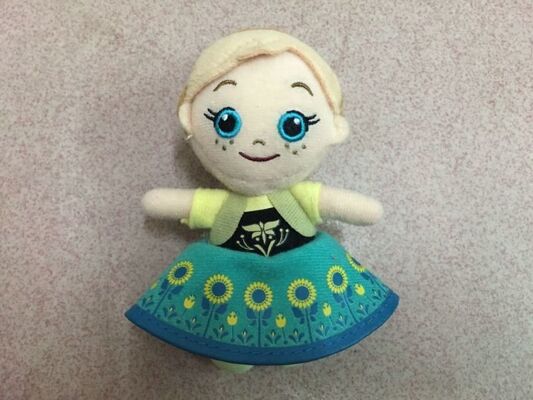плюш заполненное Keychain 4 дюймов симпатичный, котор замерли Toys красный голубой желтый цвет