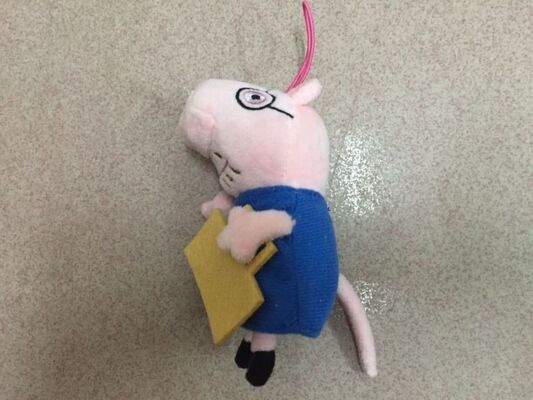 Игрушки игрушки плюша свиньи Peppa заполненные Keychain для подарков промотирования