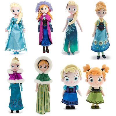 Замороженное Ана и шарж игрушек плюша Elsa Дисней мягкий заполнили куклу 20 дюймов