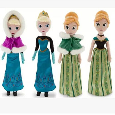Замороженное Ана и шарж игрушек плюша Elsa Дисней мягкий заполнили куклу 20 дюймов
