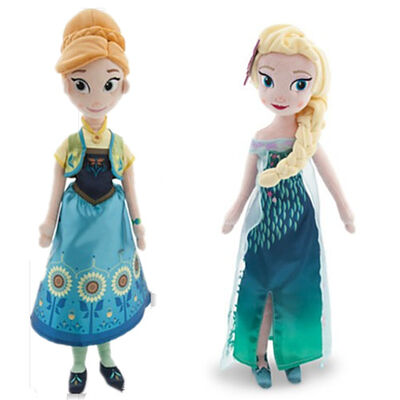 Замороженное Ана и шарж игрушек плюша Elsa Дисней мягкий заполнили куклу 20 дюймов