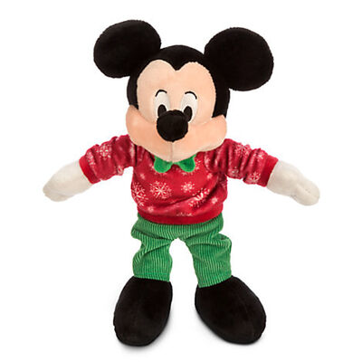 Мышь Дисней Кристмас Mickey и мышь Минни красная и зеленая