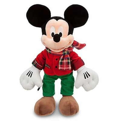 плюш Дисней 12 дюймов Toys большой способ Кристмас Mickey Tartan