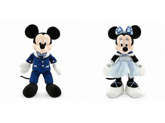 Мышь Mickey плюша торжества диаманта Диснейленд и мышь Минни