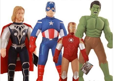 Плюш шаржа EN71 Toys мстители лиги правосудия супермена бэтмэн стальные