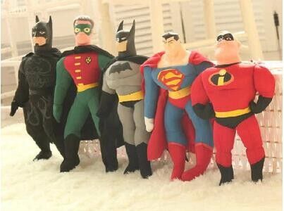 Плюш шаржа EN71 Toys мстители лиги правосудия супермена бэтмэн стальные