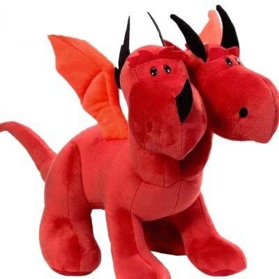 Плюш лиги правосудия способа малый Toys диаграмма действия в красной и голубом