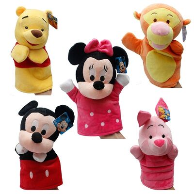 Синь пинка желтого цвета марионеток перста плюша Eyore стежком Winnie Pooh Tigger
