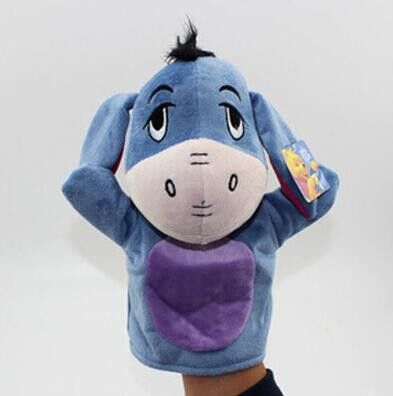 Синь пинка желтого цвета марионеток перста плюша Eyore стежком Winnie Pooh Tigger