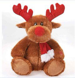 Игрушки плюша северного оленя лосей подарков продвижения изготовленные на заказ с хлопко-бумажной тканью 100% ПП