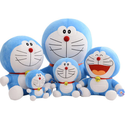 Новые игрушки мультфильма заполненные Дораэмон на машина 20км игрушки торгового автомата крана