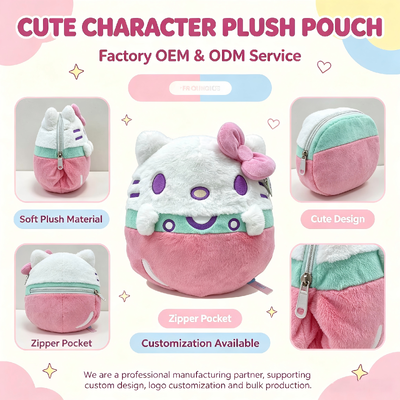 Оптовая продажа милой плюшевой подушки Sanrio Sakura для детских подарков и коллекционеров