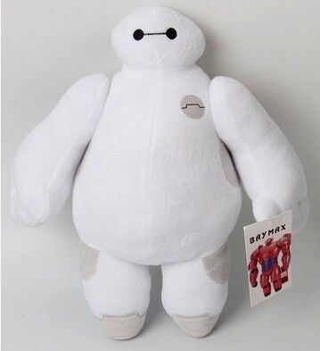 Большая игрушка плюша Baymax героя 6 с вращательной рукой, размером 20cm 30cm 40cm