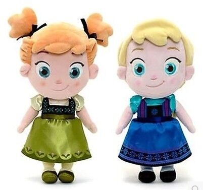 Малый плюш Дисней девушок Toys Elsa и замерли Анной, котор куклы младенца 30cm