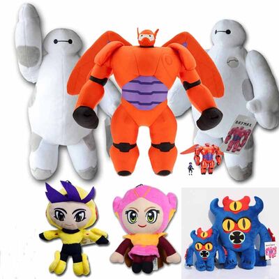 Большая игрушка плюша шаржа Baymax героя 6