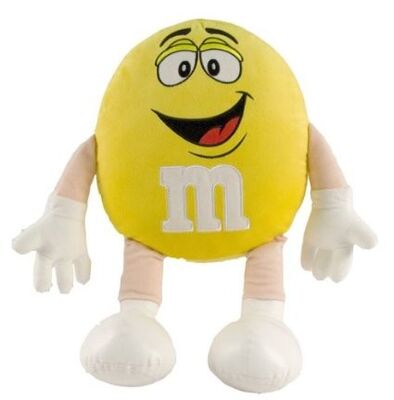 Плюш шаржа заполненных животных M&M детей желтый Toys Eco содружественное