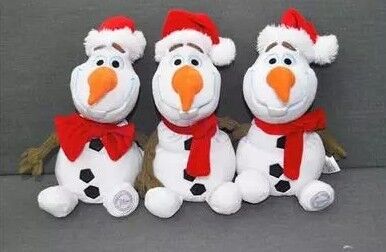 Замороженным игрушки плюша Olaf заполненные снеговиком Дисней на праздник Кристмас