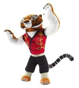 Животные симпатичного шаржа Tigress панды Kungfu заполненные для подарков промотирования
