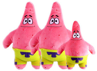 Шарж полного комплекта семьи SpongeBob заполнил игрушки, пинк/зеленый цвет/красный цвет/желтый цвет