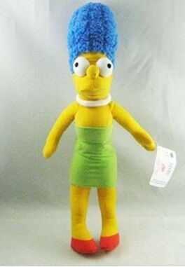 Игрушки плюша шаржа заполненных животных Simpsons, материал полиэфира