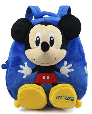 Персонализированный синью рюкзак мыши Mickey для малыша, Eco содружественного