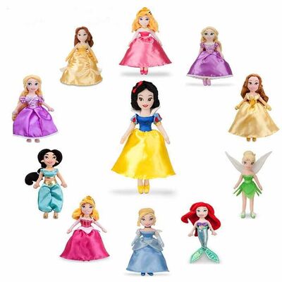 Princess Кукла Шарж Stuffed Игрушка Дисней 12 дюймов для малышей, детей