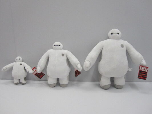 Большая игрушка плюша Baymax героя 6 с вращательной рукой, размером 20cm 30cm 40cm
