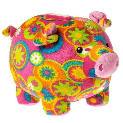 игрушка плюша Moneky Piggy банка свиньи 18cm милый заполненная банком для собрания монетки