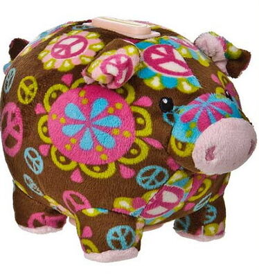 игрушка плюша Moneky Piggy банка свиньи 18cm милый заполненная банком для собрания монетки