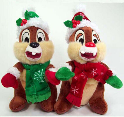 плюш Дисней шаржа 20cm Toys Дейл и животные Charistmas обломока заполненные