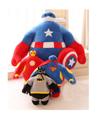 Большие мстители игрушек плюша шаржа героя собирают 20cm 30cm 50cm