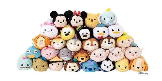 Горячие игрушки плюша собрания Дисней Tsum Tsums для мешка Keychain уборщика экрана мобильного телефона