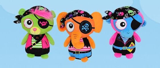 плюш хеллоуина 8 характеров масленицы дюйма Toys малые заполненные животные