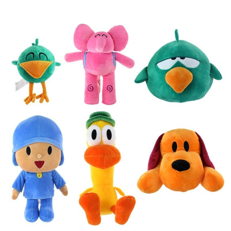 Симпатичные малые игрушки плюша шаржа заполненные Pocoyo на промотирование 20cm