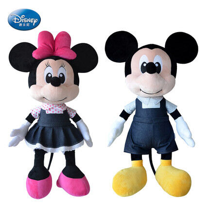 Черный плюш Дисней Toys черная мышь Mickey и мышь Минни 16 дюймов
